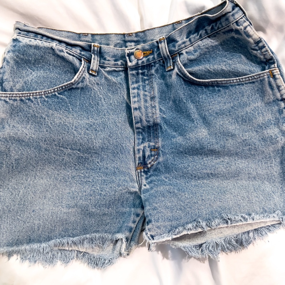 Vintage 90s Wrangler Rustler Denim Shorts
